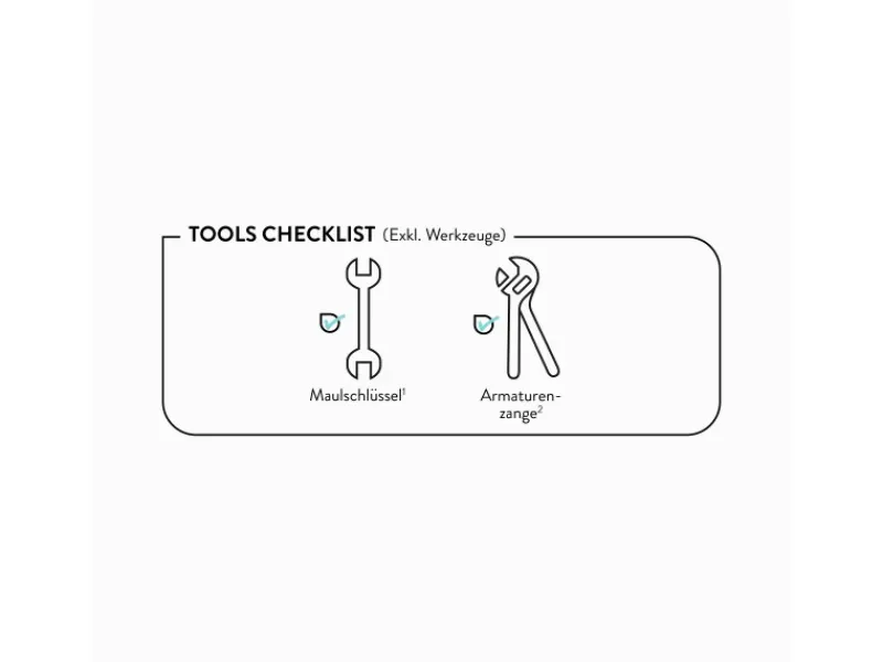 baliv Zweigriffarmatur<Duscharmatur DU-5040 Chrom