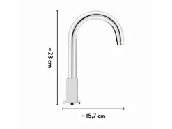 baliv Einhebelmischer<Kaltwasserventil KV-4070 Chrom