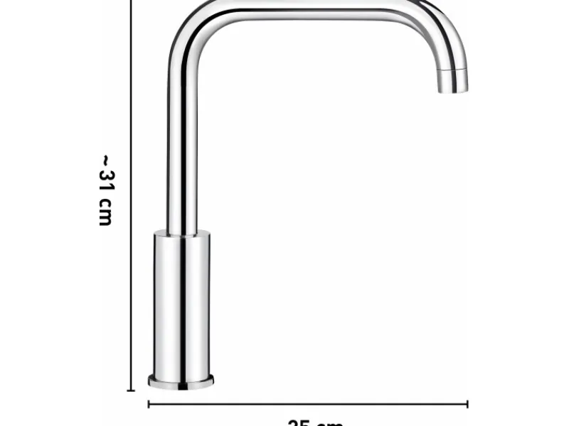 baliv Einhebelmischer<Küchenarmatur KI-1150 Chrom