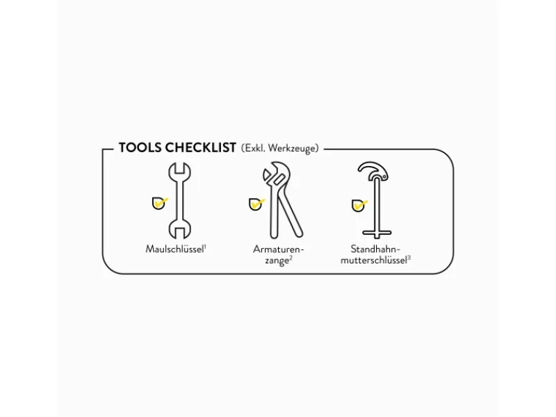 baliv Küchenarmatur KI-5130 Chrom< Zweigriffarmatur