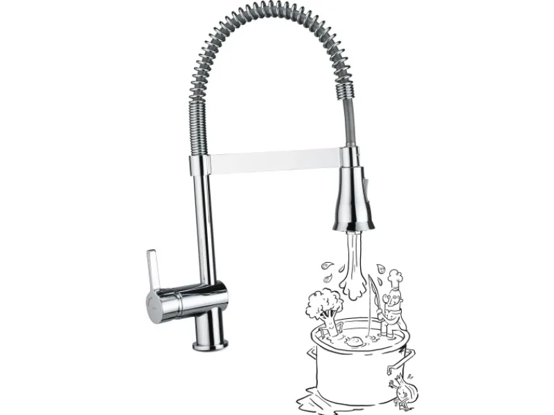 baliv Einhebelmischer<Küchenarmatur KI-1860 Chrom