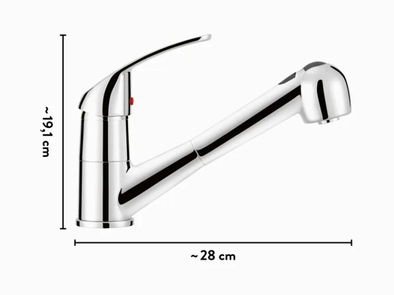 baliv Einhebelmischer<Küchenarmatur KI-1181 Chrom