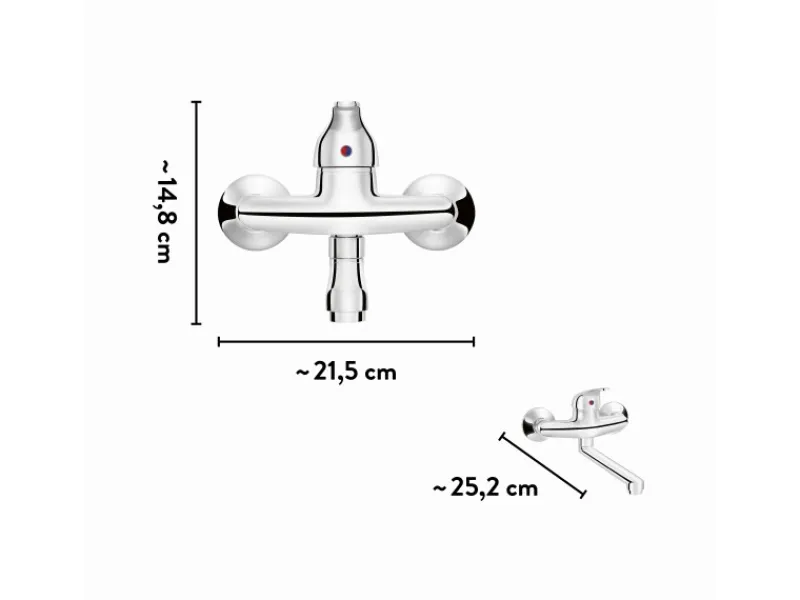 baliv Einhebelmischer<Küchenarmatur KI-1220 Chrom