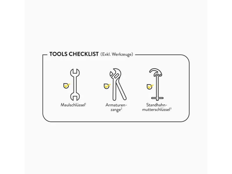 Sale baliv Küchenarmatur KI-5070 Chrom-Weiß