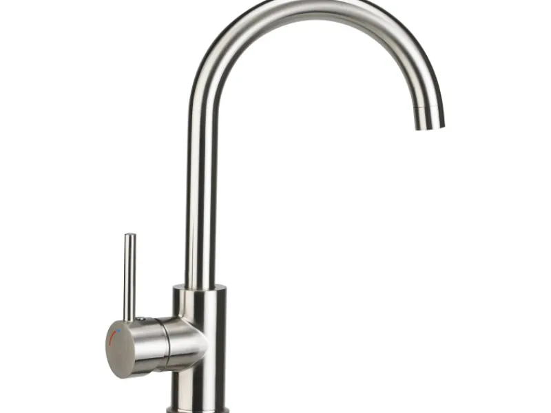 Best baliv Küchenarmatur KI-1832 Edelstahl Edelstahl-Optik