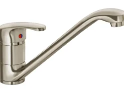baliv Küchenarmatur KI-5093 Edelstahl-Optik< Einhebelmischer