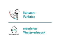 baliv Küchenarmatur mit Wasserspareinsatz & Geschirrbrause KI-1521 Schwarz Matt