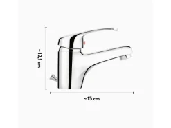 baliv Niederdruck Waschtischarmatur WT-5090 N Chrom< Einhebelmischer