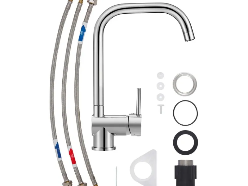 New baliv Niederdruck-Küchenarmatur KI-1060 N Chrom