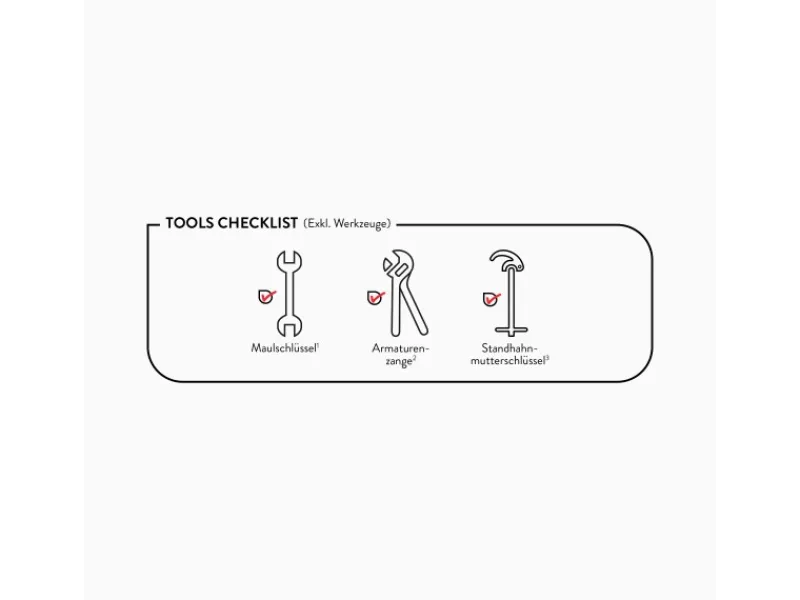 baliv Niederdruck-Küchenarmatur KI-5010 N Chrom< Einhebelmischer