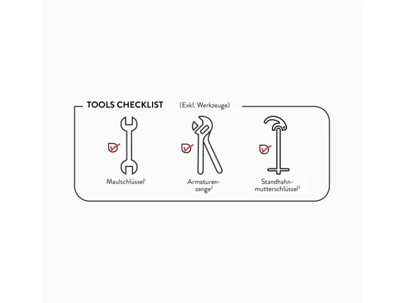 Sale baliv Niederdruck-Küchenarmatur KI-1340 N Chrom