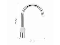 baliv Niederdruck-Küchenarmatur KI-5150 N Chrom< Einhebelmischer