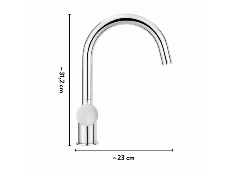 baliv Niederdruck-Küchenarmatur KI-5150 N Chrom< Einhebelmischer