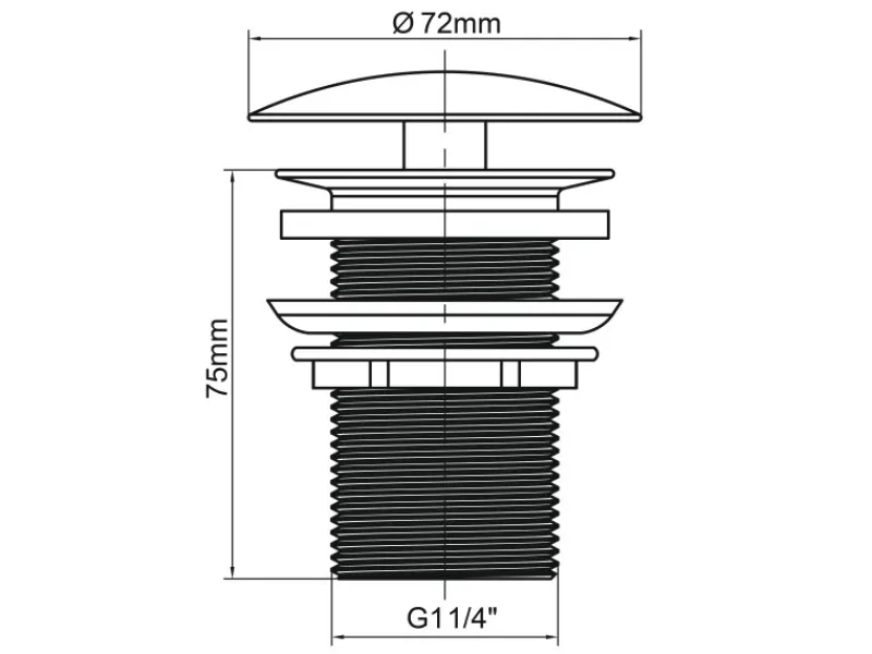 baliv Zubehör Für Küchenarmatur<Schaft Ventil SV-3470 Gun Metal