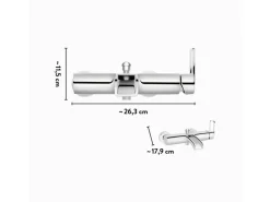 New baliv Wannenarmatur WA-2510 Chrom
