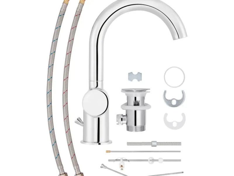 baliv Waschtischarmatur WT-5151 Chrom< Einhebelmischer