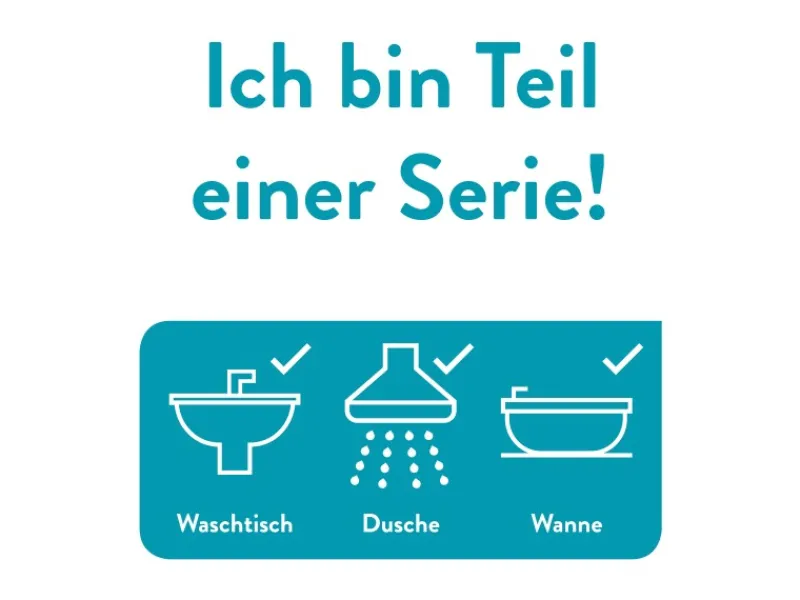baliv Einhebelmischer<Waschtischarmatur WT-5891 Einhebel Schwarz-Matt