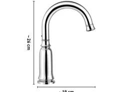 baliv Waschtischarmatur WT-130 Chrom< Einhebelmischer
