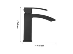 Best baliv Waschtischarmatur WT-360 Schwarz