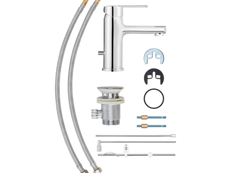 baliv Waschtischarmatur WT-410 Chrom< Einhebelmischer