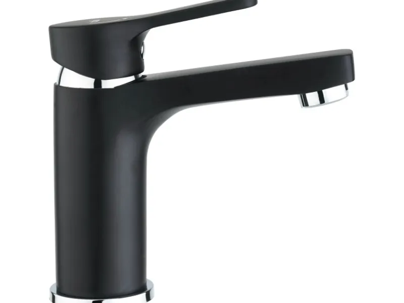 New baliv Waschtischarmatur WT-5760 Schwarz Matt
