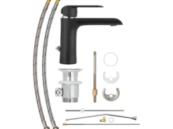 Sale baliv Waschtischarmatur WT-5071 Chrom-Schwarz