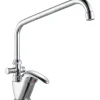 baliv Einhebelmischer|Zubehör Für Küchenarmatur<Waschtisch-Kombi-Armatur WT-5371 Chrom für Waschbecken und Badewanne