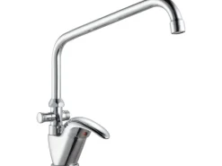 baliv Einhebelmischer|Zubehör Für Küchenarmatur<Waschtisch-Kombi-Armatur WT-5371 Chrom für Waschbecken und Badewanne