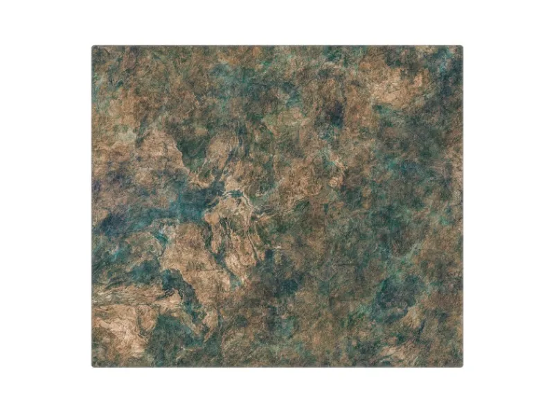 Clearance Banjado Herdabdeckplatte Glas 1 Teilig 60x52CM Schneidebrett Herdabdeckung Mit Motiv Kupfer Patina