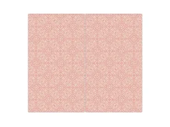 Banjado Herdabdeckplatte Glas 2 Teilig Je 30x52CM Schneidebrett Herdabdeckung Mit Motiv Rosa Arabesque< Herde|Kochfelder