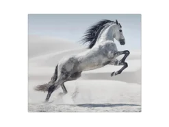 Banjado Herdabdeckungen|Herde<Herdabdeckplatte Glas 1 Teilig 60x52CM Schneidebrett Herdabdeckung Mit Motiv Wildes Pferd