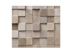 Banjado Herdabdeckplatte Glas 1 Teilig 60x52CM Schneidebrett Herdabdeckung Mit Motiv Bauklötze Relief< Herde|Kochfelder