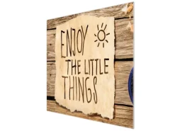 Banjado Herdabdeckplatte Glas 1 Teilig 60x52CM Schneidebrett Herdabdeckung Mit Motiv Happy Day< Schneidebretter|Herdabdeckungen