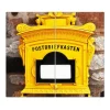 Best Banjado Herdabdeckplatte Glas 2 Teilig Je 30x52CM Schneidebrett Herdabdeckung Mit Motiv Historischer Postkasten
