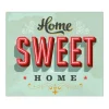 Banjado Herdabdeckplatte Glas 1 Teilig 60x52CM Schneidebrett Herdabdeckung Mit Motiv Home Sweet Home< Schneidebretter|Herdabdeckungen