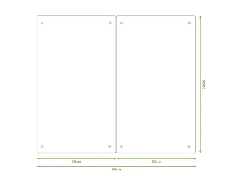 Sale Banjado Herdabdeckplatte Glas 2 Teilig Je 30x52CM Schneidebrett Herdabdeckung Mit Motiv We Are The World