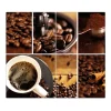 Banjado Herde|Kochfelder<Herdabdeckplatte Glas 2 Teilig Je 30x52CM Schneidebrett Herdabdeckung Mit Motiv Kaffee&Schokolade