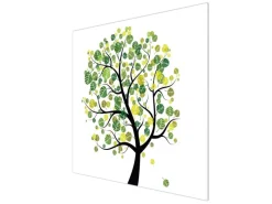 Banjado Herdabdeckplatte Glas 1 Teilig 60x52CM Schneidebrett Herdabdeckung Mit Motiv Laubzauberbaum< Schneidebretter|Herdabdeckungen