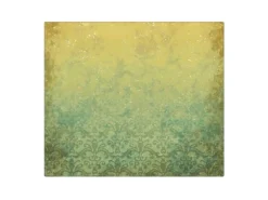 Hot Banjado Herdabdeckplatte Glas 1 Teilig 60x52CM Schneidebrett Herdabdeckung Mit Motiv Vintage Messing