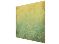 Hot Banjado Herdabdeckplatte Glas 1 Teilig 60x52CM Schneidebrett Herdabdeckung Mit Motiv Vintage Messing