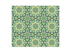 Banjado Kochfelder<Herdabdeckplatte Glas 1 Teilig 60x52CM Schneidebrett Herdabdeckung Mit Motiv Kaleidoscop Grün