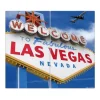 Banjado Herdabdeckplatte Glas 2 Teilig Je 30x52CM Schneidebrett Herdabdeckung Mit Motiv Las Vegas< Kochfelder
