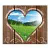 Banjado Herdabdeckplatte Glas 1 Teilig 60x52CM Schneidebrett Herdabdeckung Mit Motiv Ausblick Mit Herz< Herdabdeckungen|Herde