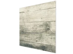 Banjado Herdabdeckplatte Glas 1 Teilig 60x52CM Schneidebrett Herdabdeckung Mit Motiv Graue Planken< Schneidebretter|Herdabdeckungen
