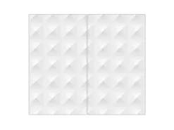 Banjado Herde|Kochfelder<Herdabdeckplatte Glas 2 Teilig Je 30x52CM Schneidebrett Herdabdeckung Mit Motiv In Out