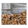 Outlet Banjado Herdabdeckplatte Glas 1 Teilig 60x52CM Schneidebrett Herdabdeckung Mit Motiv Feuerholz