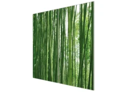 Discount Banjado Herdabdeckplatte Glas 2 Teilig Je 30x52CM Schneidebrett Herdabdeckung Mit Motiv Bambus