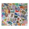 Banjado Herdabdeckplatte Glas 2 Teilig Je 30x52CM Schneidebrett Herdabdeckung Mit Motiv Briefmarken< Schneidebretter|Herde