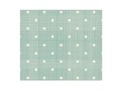 Banjado Schneidebretter|Herde<Herdabdeckplatte Glas 1 Teilig 60x52CM Schneidebrett Herdabdeckung Mit Motiv Punkte Lindgrün
