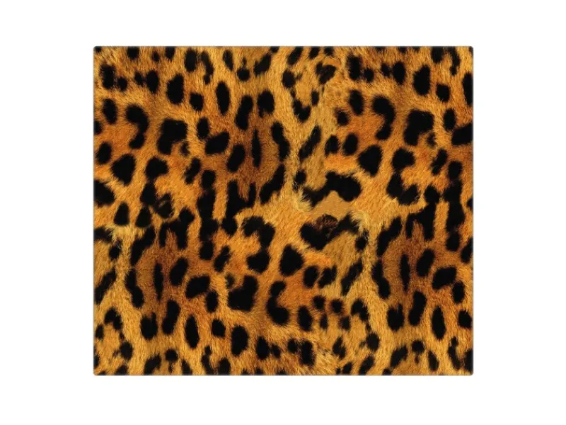 Banjado Herdabdeckplatte Glas 1 Teilig 60x52CM Schneidebrett Herdabdeckung Mit Motiv Leopard< Schneidebretter|Herdabdeckungen
